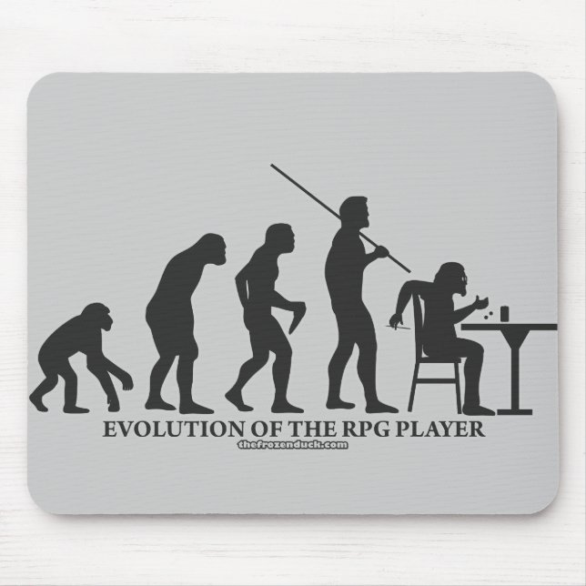 Evolution des RPG-Spielers Mousepad (Vorne)