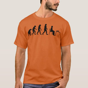 Evolution des Schachspielers T-Shirt