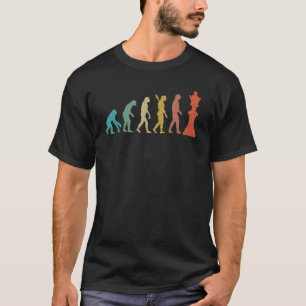 Evolution des Schachspielers T-Shirt