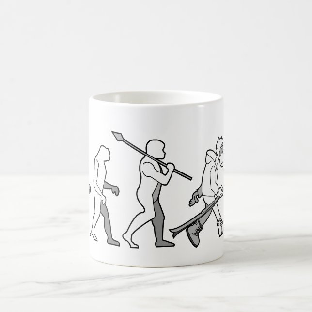 Evolution des Schneinternatsschülers Kaffeetasse (Mittel)
