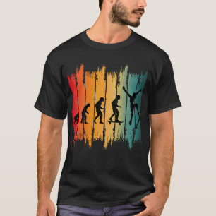 Evolution des Skateboarding-Skaters T-Shirt