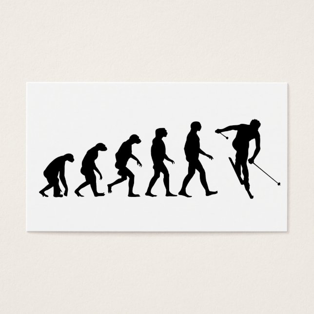 Evolution des Ski (Vorderseite)