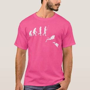 Evolution des Tauchers Funny Dive Mensch tauchen T-Shirt