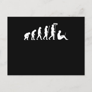 Evolution des technischen Supports Computer IT Pro Einladungspostkarte