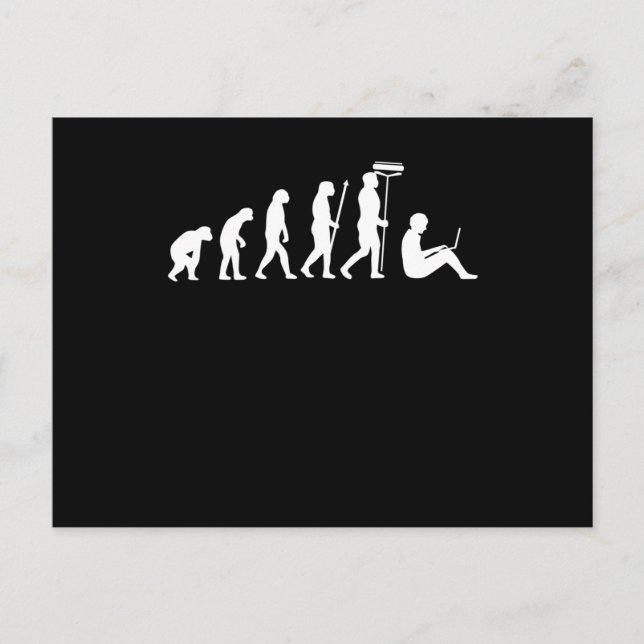 Evolution des technischen Supports Computer IT Pro Einladungspostkarte (Vorderseite)