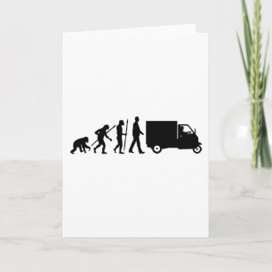 Evolution des Transporters Piaggio Ape Karte