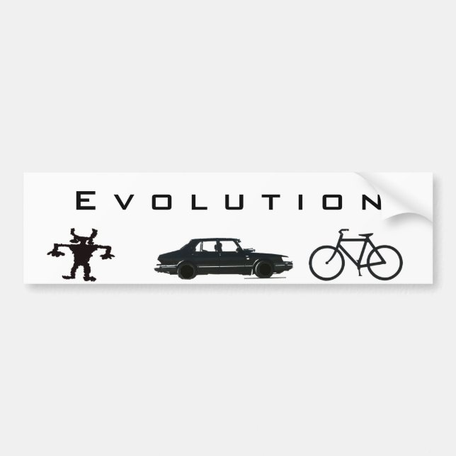 Evolution des Transportes Autoaufkleber (Vorne)
