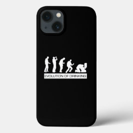 Evolution des Trinkens iPhone 13 Hülle