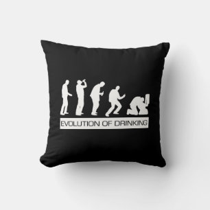 Evolution des Trinkens Kissen
