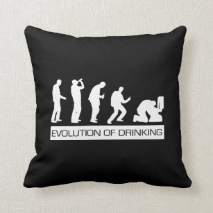 Evolution des Trinkens Kissen