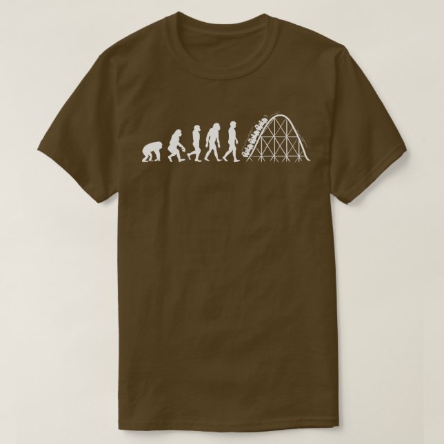 Evolution des Untersetzer T-Shirt (Design vorne)