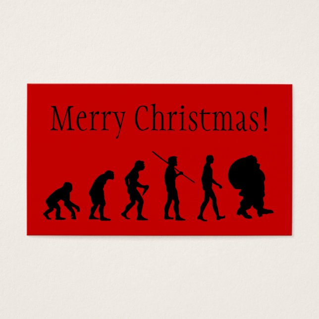 Evolution des Weihnachtsmannes (Vorderseite)