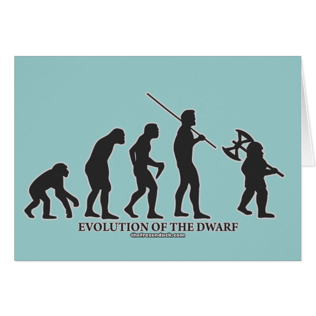 Evolution des Zwergs (Vorderseite (Horizontal))