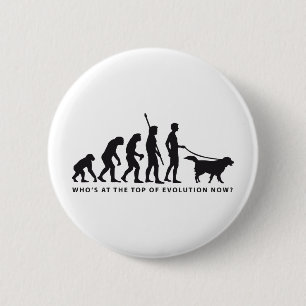 evolution dog button