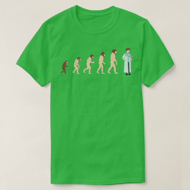 Evolution Doktor Funny Gift Idee 3 T-Shirt (Design vorne)