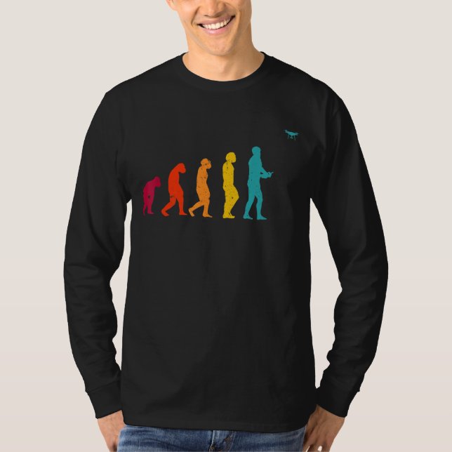 Evolution-Drohne-Pilotprogramm Hobby Drone T-Shirt (Vorderseite)