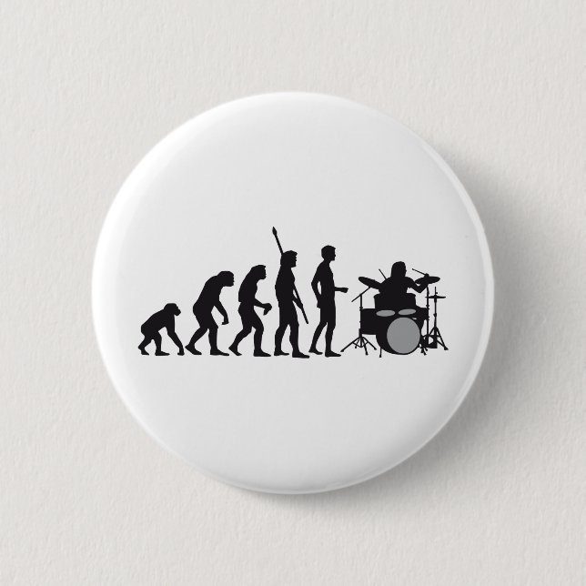 evolution drummer button (Vorderseite)