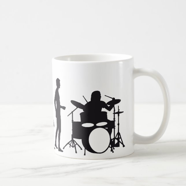 evolution drummer kaffeetasse (Rechts)