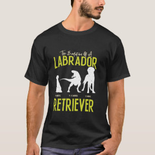 EVOLUTION EINES ARBEITSRETRIEVERS T-Shirt