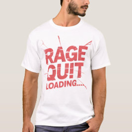 Evolution eines Gamers & Rage Quit - Doppelseitige T-Shirt