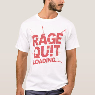 Evolution eines Gamers & Rage Quit - Doppelseitige T-Shirt