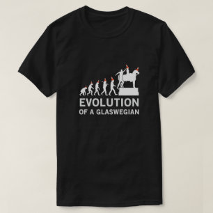 Evolution eines Glaswegian T-Shirts (Glasgow)
