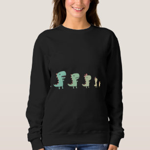 Evolution eines Hühners Sweatshirt