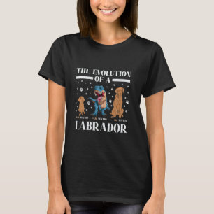 EVOLUTION EINES LABRADOR RETRIEVERS Besitzer Labra T-Shirt