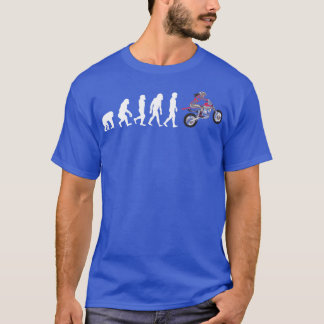 Evolution eines Motocross-Mädchens T-Shirt