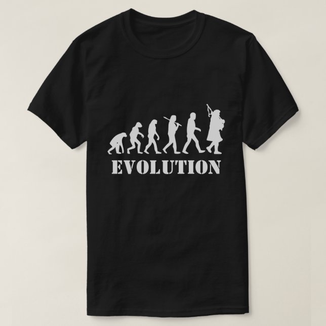 Evolution eines Scotsman-Tee-Shirts T-Shirt (Design vorne)