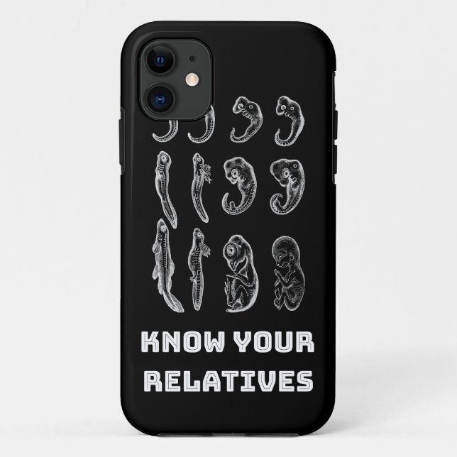 Evolution Embryogenese Case-Mate iPhone Hülle (Rückseite)