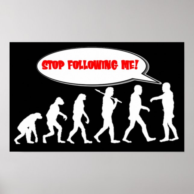 Evolution / Erstellungsstopp Poster (Vorne)