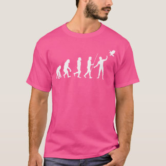 Evolution Falconer Falken Falknerei Falconeria T-Shirt