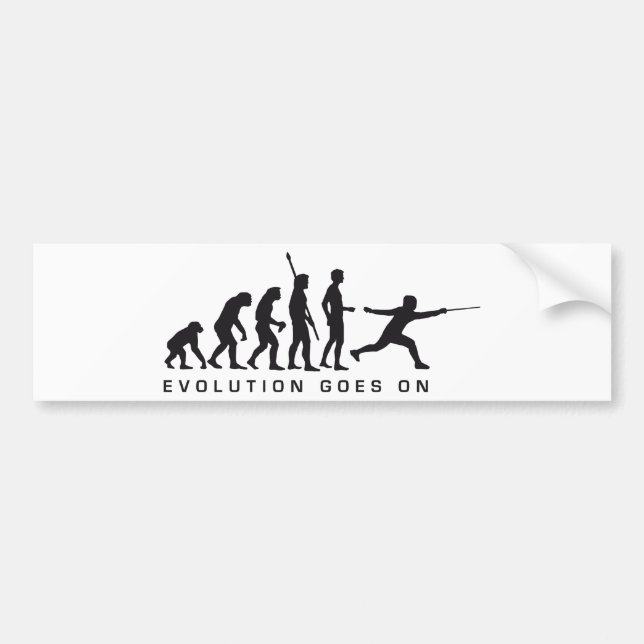 evolution fencer autoaufkleber (Vorne)