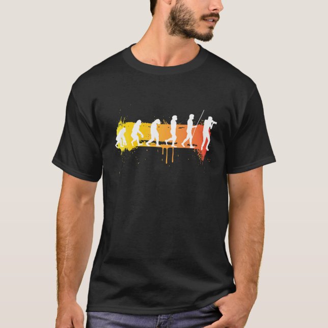 Evolution Fotograf | Camera Fotografy Lovers T-Shirt (Vorderseite)