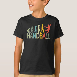 Evolution für Handball-Design T-Shirt