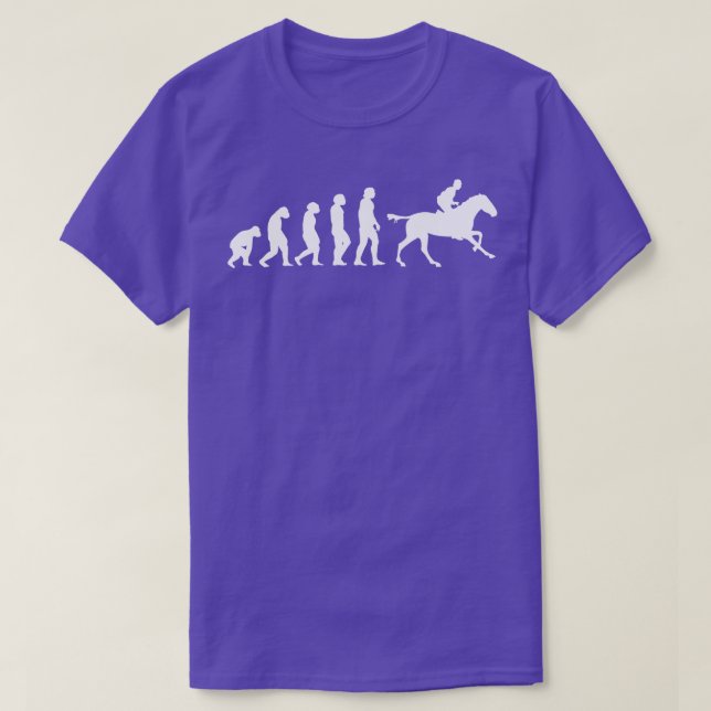 Evolution für Pferde T-Shirt (Design vorne)