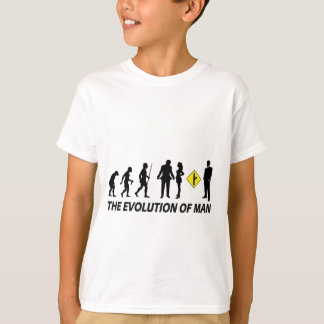 Evolution gehenden Männer ihre eigene der Weise T-Shirt