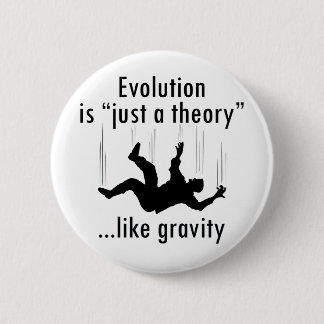 Evolution gerade eine Theorie Button