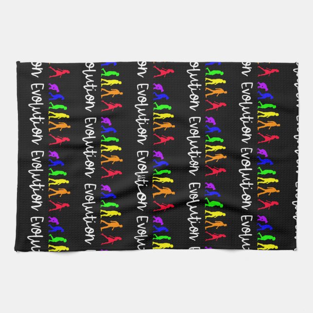 Evolution Geschirrtuch (Horizontal)