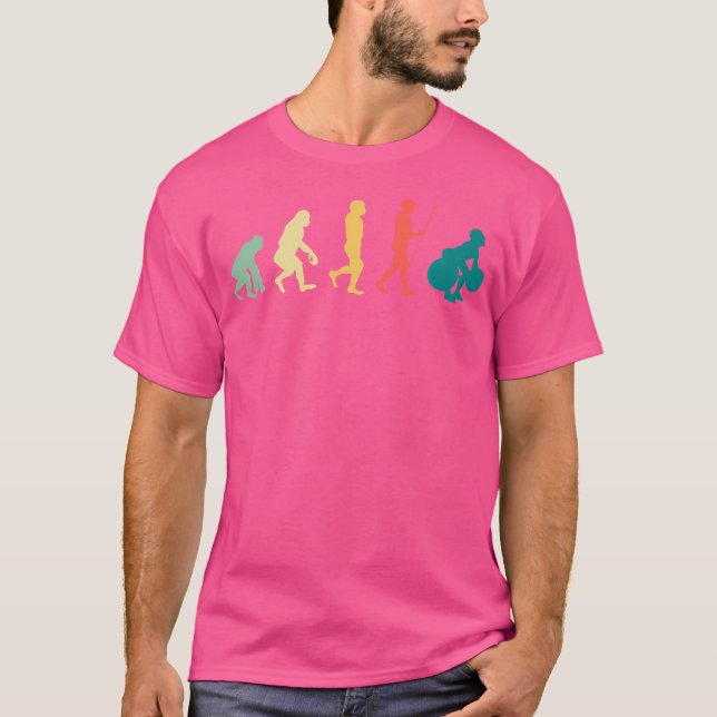 Evolution Gewicht Vintag T-Shirt (Vorderseite)