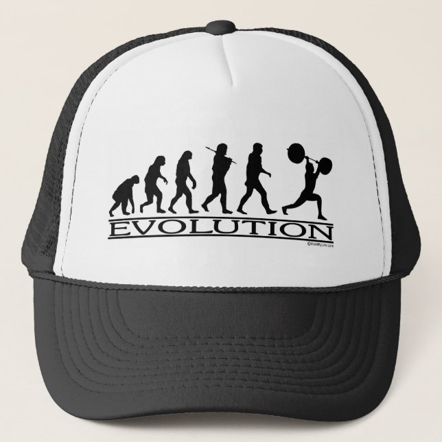 Evolution - Gewichts-Heber Truckerkappe (Vorderseite)