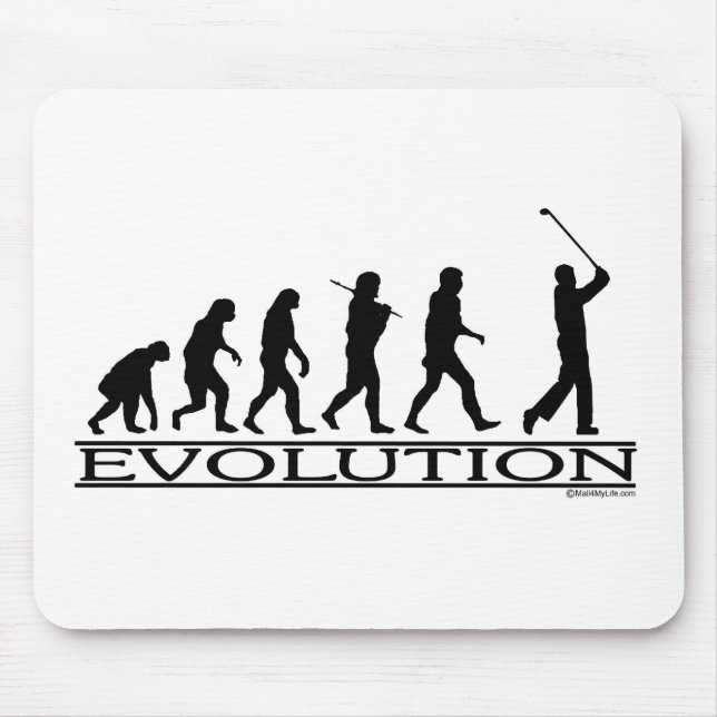 Evolution - Golf - Mann Mousepad (Vorne)