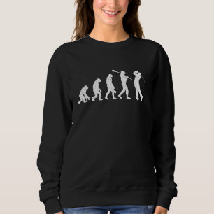 Evolution Golfer - Vater Grandpa Golfspielen Sweatshirt