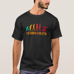 Evolution Graphic Gymnast Gymnastik Acrobat Acrob T-Shirt