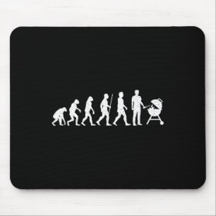 Evolution Grilling Funny Grillen Grill Rbecue Mousepad