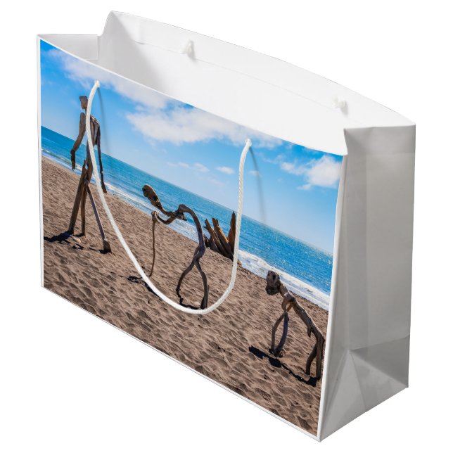 Evolution Große Geschenktüte (Rückseite Schrägansicht)