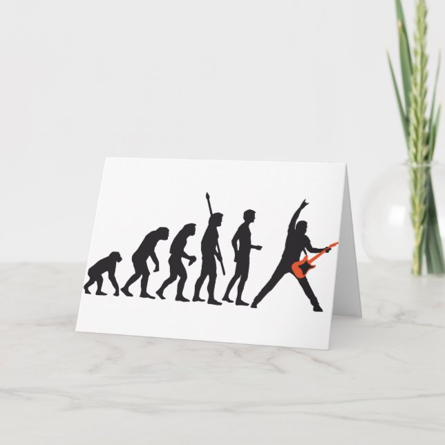 evolution guitar karte (Vorderseite)