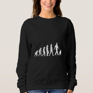 Evolution Hunde an der Grenze Colliese 1 Sweatshirt