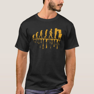 Evolution Imker Biene Imker Honigbienen Bienenstoc T-Shirt